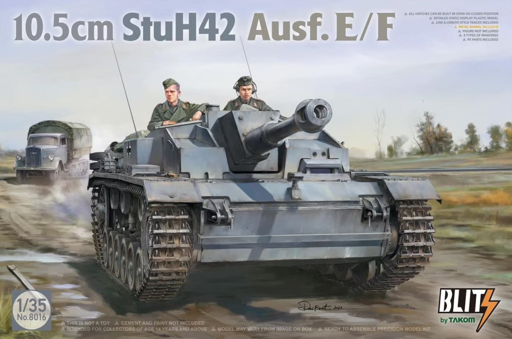 TAKOM (1/35) 10.5cm StuH.42 Ausf.E/F
