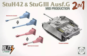 TAKOM (1/35) StuH 42 & StuG III Ausf. G Mid Production (2 in 1)