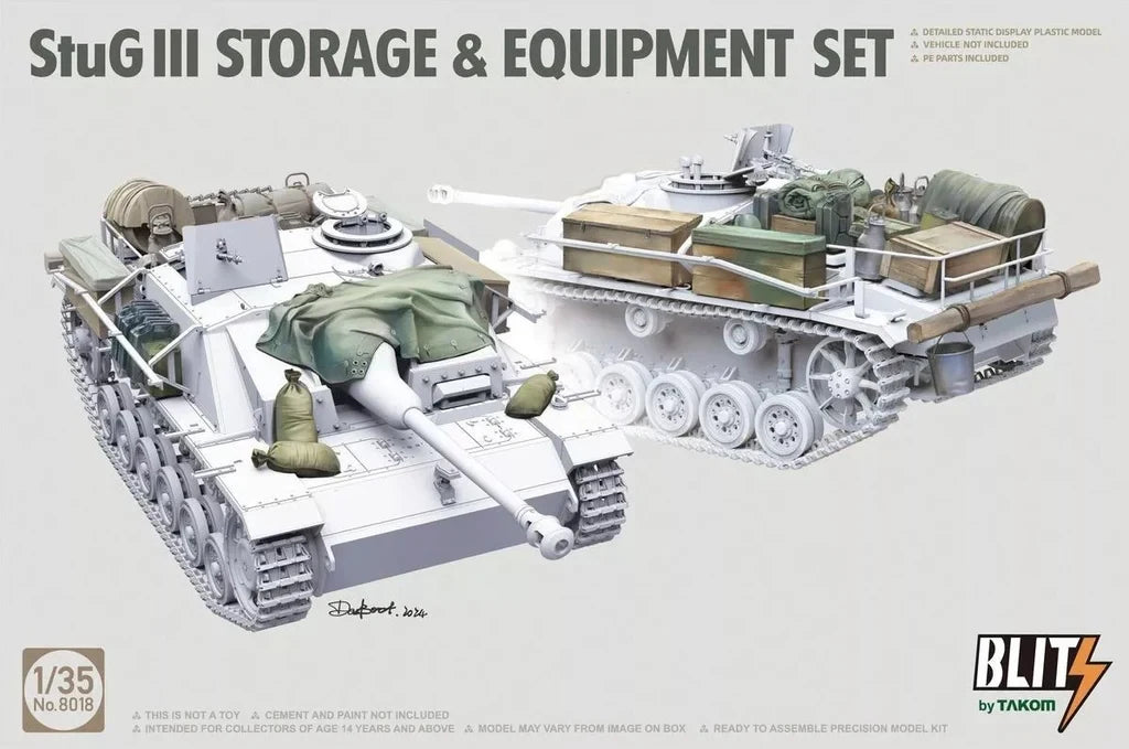 TAKOM (1/35) StuG III Storage And Equipment Set