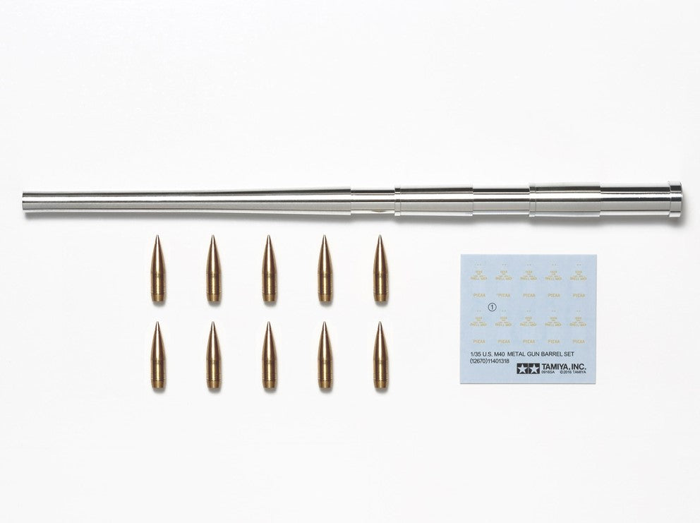 TAMIYA (1/35) U.S. M40 Metal Gun Barrel Set