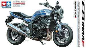 Portada de la caja de la maqueta de la moto Honda CB1000F en escala 1:12 de Tamiya referencia 14144