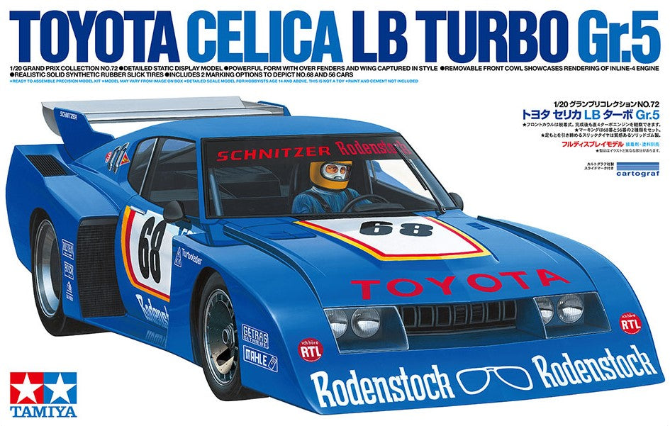 TAMIYA (1/20) Toyota Celica LB Turbo Gr.5