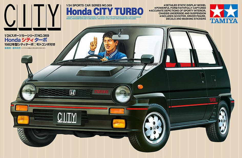 TAMIYA (1/24) Honda City Turbo with Motocompo