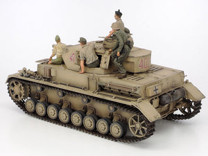 TAMIYA (1/35) Panzerkampfwagen IV Ausf F. & Motorcycle North Africa