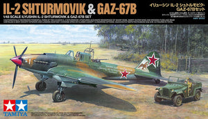 TAMIYA (1/48) Ilyushin IL-2 Shturmovik & GAZ-67B Set