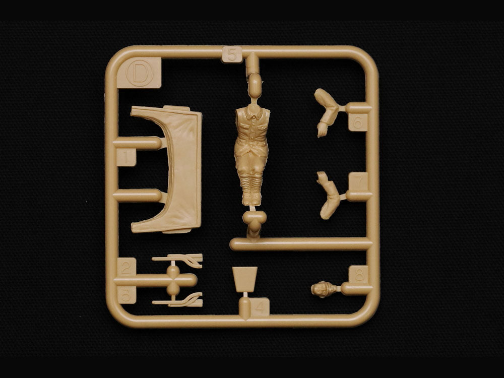 Grapa 2 del vehículo del set de avión japonés Ki-46 con vehículo Kurogane en escala 1:48 de Tamiya referencia 32517