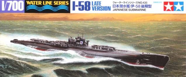 TAMIYA (1/700) Japanese Submarine I-58 Late Version