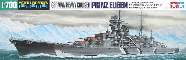 TAMIYA (1/700) German Heavy Cruiser Prinz Eugen