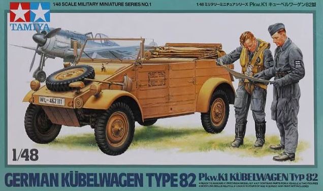 TAMIYA (1/48) German VW Kubelwagen Type 82