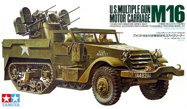 TAMIYA (1/35) U.S. Multiple Gun Motor Carriage M16