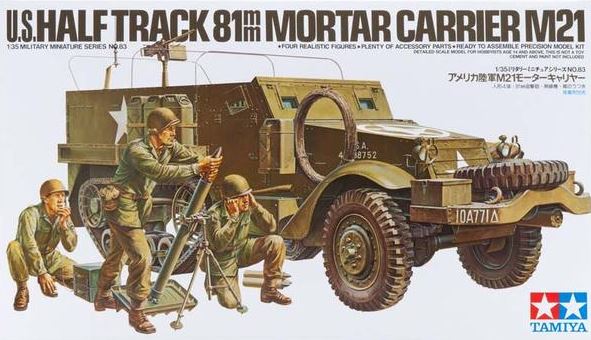TAMIYA (1/35) U.S. Half Track 81mm Mortar Carrier M21