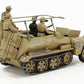 Foto trasera de la maqueta del vehículo alemán Sd.Kfz.250/3 Greif en escala 1:35 de Tamiya referencia 35113