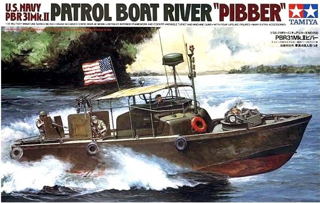 TAMIYA (1/35) U.S. Navy PBR 31 Mk.II Patrol Boat River "Pibber"