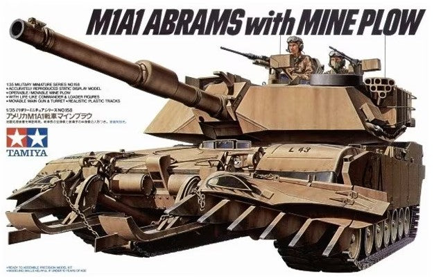 TAMIYA (1/35) U.S. M1A1 Abrams with Mine Plow
