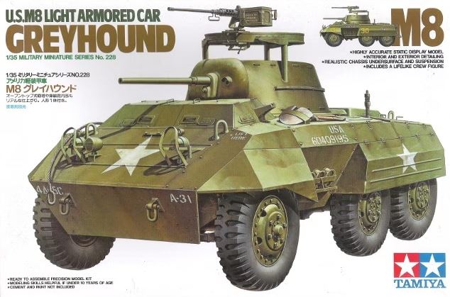 TAMIYA (1/35) U.S. M8 Light Armored Car Greyhound