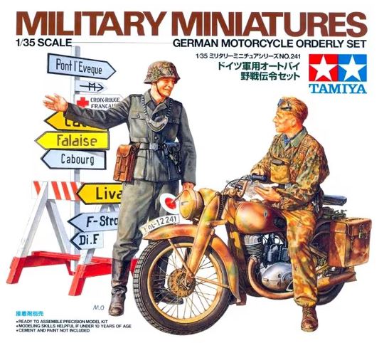 TAMIYA (1/35) German Motorcycle Orderly Set