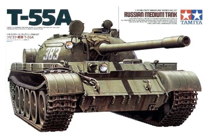 TAMIYA (1/35) T-55A Russian Medium Tank
