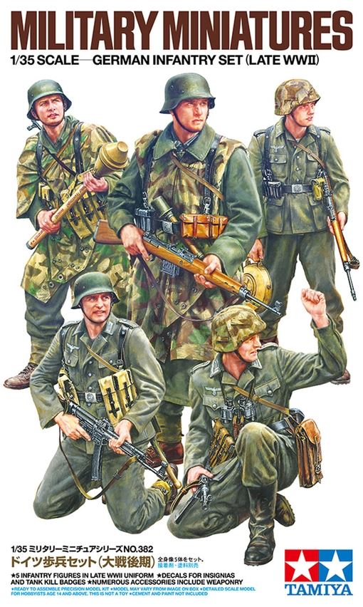 TAMIYA (1/35) German Infantry Set - Late WWII