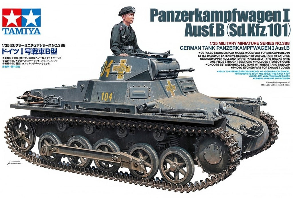 TAMIYA (1/35) Panzerkampfwagen I Ausf.B (Sd.Kfz.101)