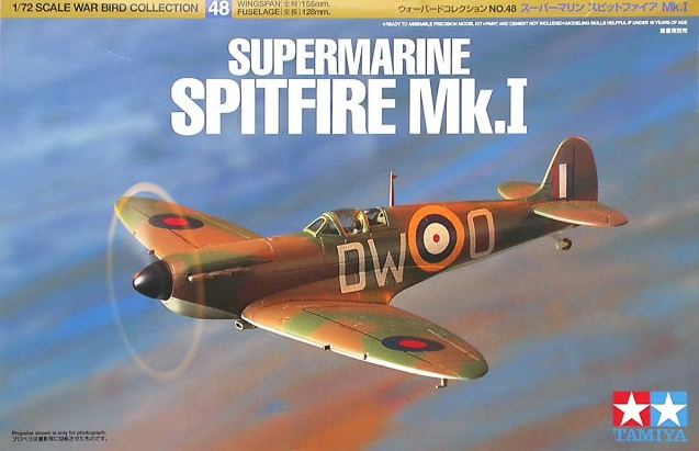 TAMIYA (1/72) Supermarine Spitfire Mk.I