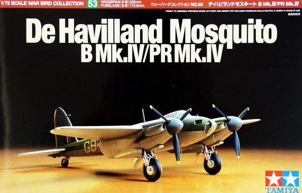 TAMIYA (1/72) De Havilland Mosquito B Mk.IV/PR Mk.IV