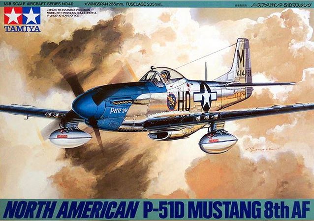 TAMIYA (1/48) North American P-51D Mustang™ 8th Air Force