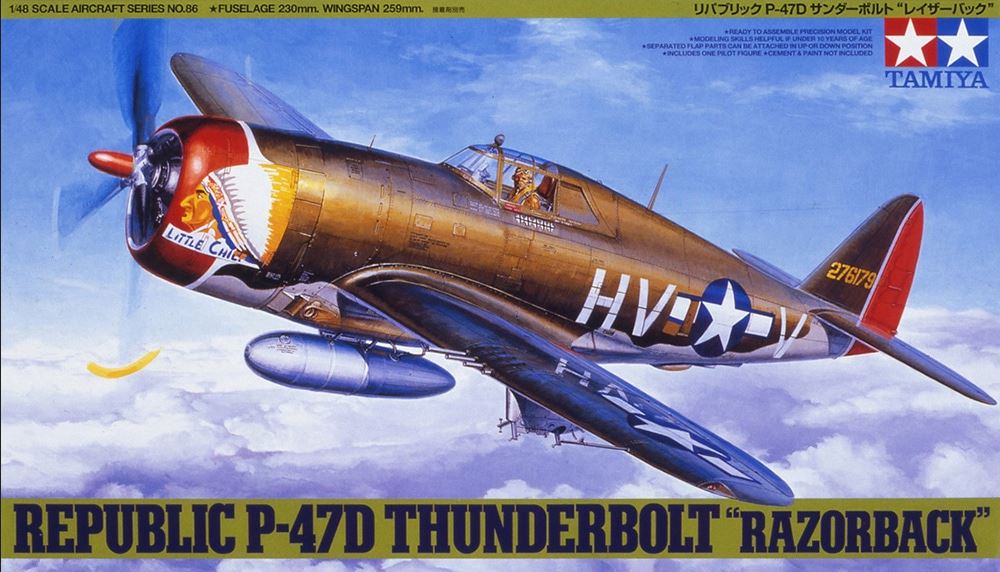 TAMIYA (1/48) Republic P-47D Thunderbolt "Razorback"