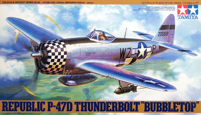 TAMIYA (1/48) Republic P-47D Thunderbolt "Bubbletop"