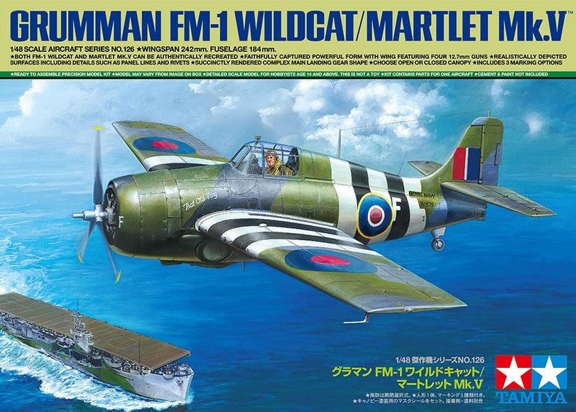 TAMIYA (1/48) Grumman FM-1 Wildcat/Martlet Mk. V