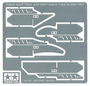 TAMIYA Fine Craft Saws III (Thick-Bladed Type)