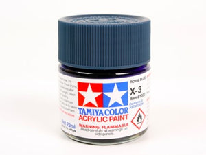 TAMIYA X-3 Royal Blue Gloss (Bote Grande 23ml)