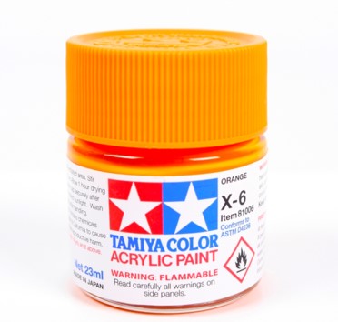TAMIYA X-6 Orange Gloss (Bote Grande 23ml)