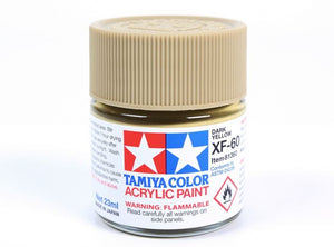 TAMIYA XF-60 Flat Dark Yellow (Bote Grande 23ml)