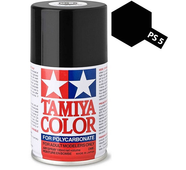 TAMIYA Color Spray PS5 Black Spray Matt