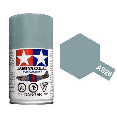 TAMIYA Color Spray AS-26 Light Ghost Grey