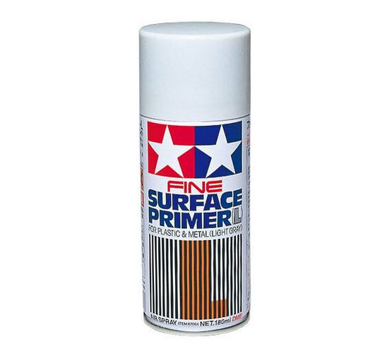 TAMIYA Surface Primer L for Plastic & Metal (Light Gray)
