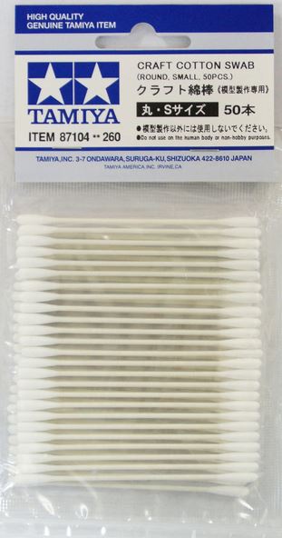 TAMIYA Craft Cotton Swab (Bastoncillos Redondeados)