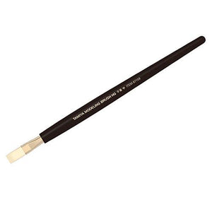 Pincel plano extra mediana de fibras sintéticas de Tamiya con referencia 85159