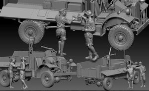 THUNDER MODEL (1/35) CMP in LRDG service LRDG F30 Wireless Truck - Limited BONUS Edition
