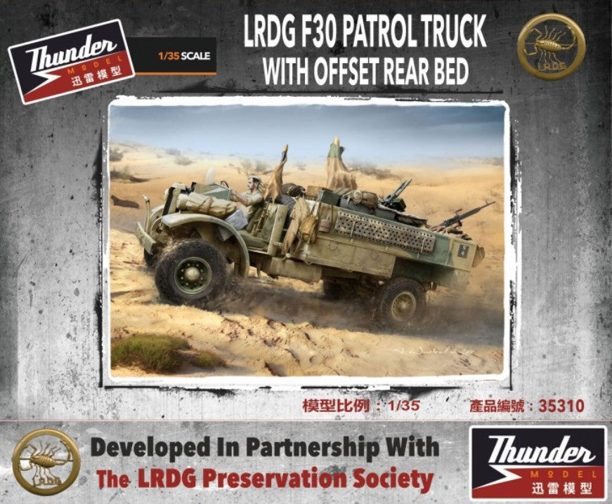 THUNDER MODEL (1/35) LRDG F30 Patrol Truck with Offset Rear Bed