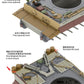 BORDER MODEL (1/72) Tiger I Early Das Reich Division (Battle of Kursk)