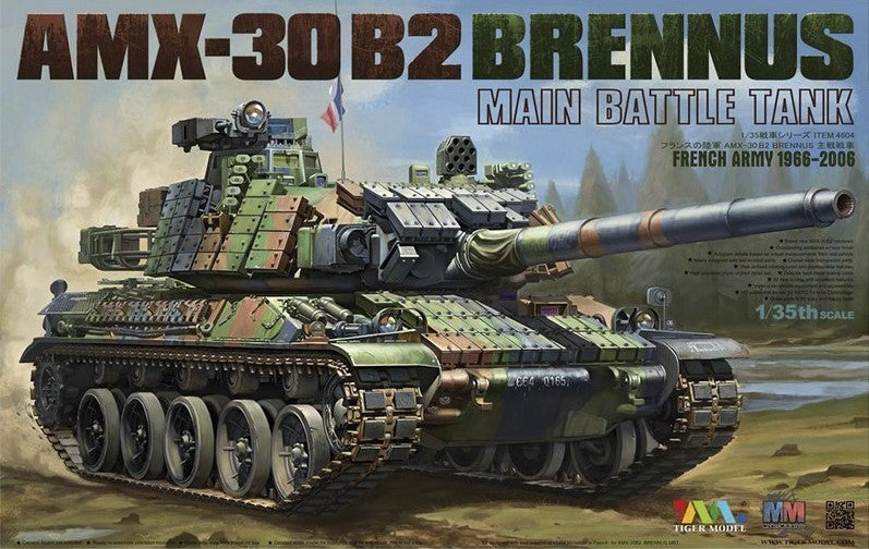 TIGER MODEL (1/35) French Army 1966-2002 AMX-30 B2 BRENNUS Main Battle Tank