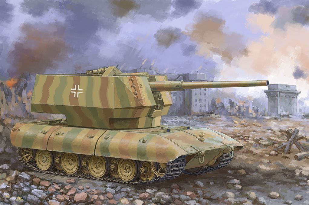 TRUMPETER (1/35) E-100 Flakpanzer w/12.8cm Flak 40