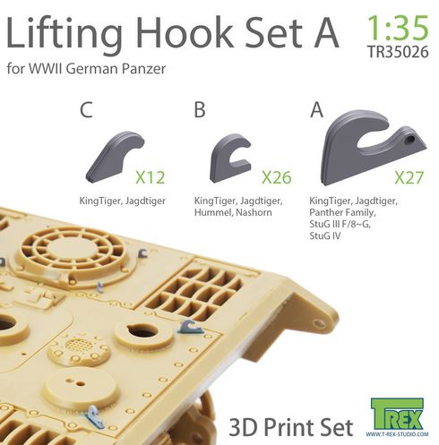 T-REX (1/35) WWII German Lifting Hook Set A