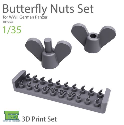 T-REX (1/35) Butterfly Nuts Set for WWII German Panzer