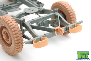 T-REX (1/35) Pannello posteriore Willys MB con gancio di traino per TAKOM