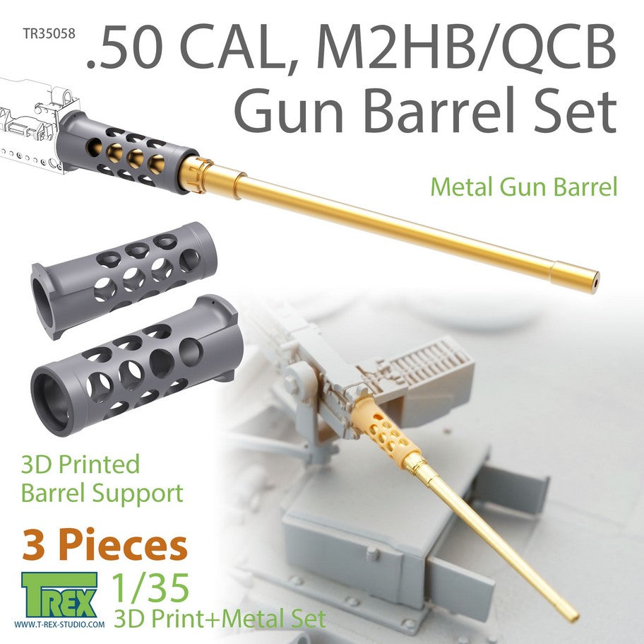 T-REX (1/35) .50 CAL, M2HB/QCB Gun Barrel Set