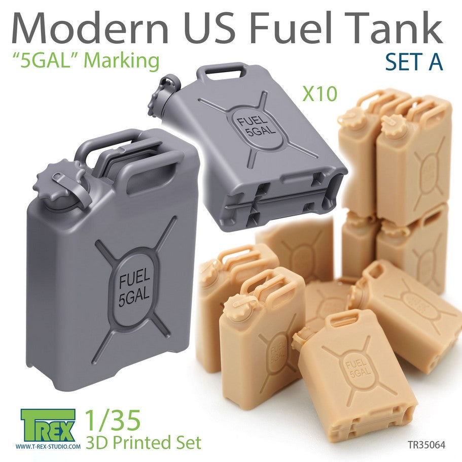 T-REX (1/35) Modern US Fuel Tank Set A "5GAL" Marking