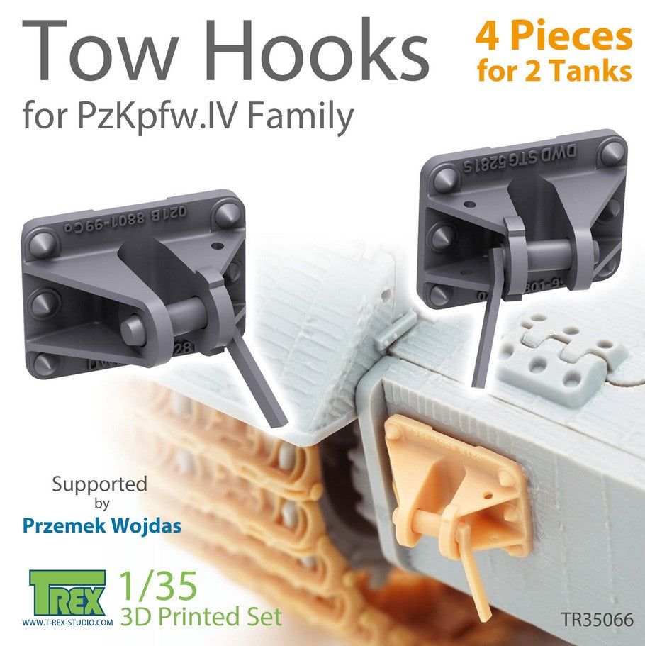 T-REX (1/35) Tow Hooks for PzKpfw.IV Family