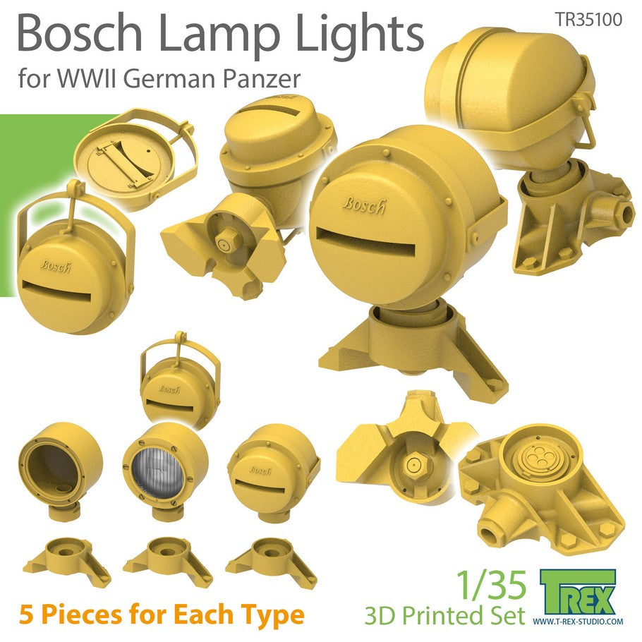 T-REX (1/35) Bosch Lamp Lights for WWII German Panzer